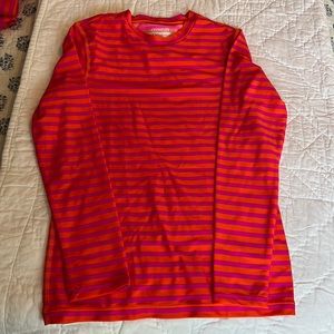 Crewcuts Pink and Orange Stripe Rashguard